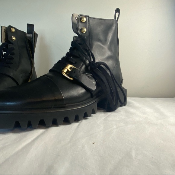 All Saints Tori Leather Boots Size 10 - Picture 5 of 12